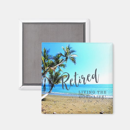 "Lebt das gute Leben!" Magnet (Vorderseite/Rückseite)