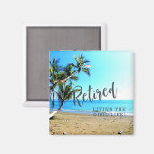 "Lebt das gute Leben!" Magnet (Vorderseite/Rückseite)