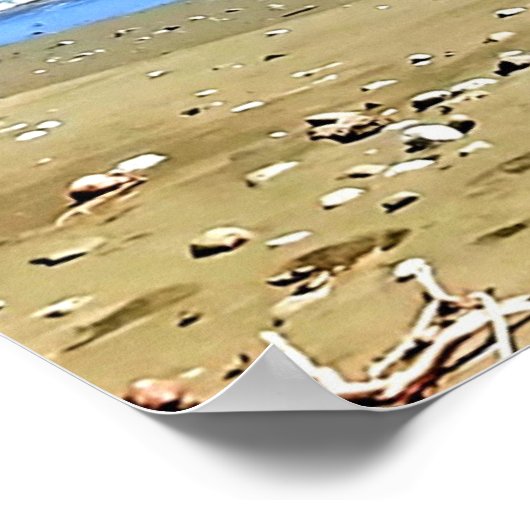 "Lebt das gute Leben!" Poster (Ecke)