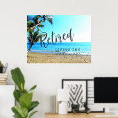 "Lebt das gute Leben!" Poster (Heimbüro)