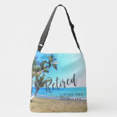 "Lebt das gute Leben!" Tragetaschen Mit Langen Trägern (Rückseite)