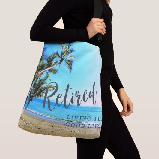 "Lebt das gute Leben!" Tragetaschen Mit Langen Trägern (Von Nahem)