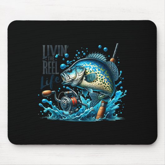 Lebt das Leben der Karpfen-Angelfans Fischers Mousepad (Vorne)