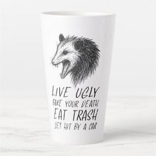 Lebt Hässlich Fälscht Euren Tod Esst Müll Lustiges Milchtasse