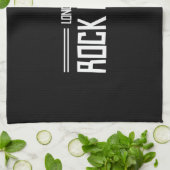 Lebt lang Rock u. rollt Handtuch (Gefaltet)