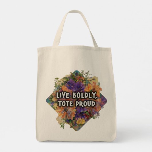 Lebt mutig, Tasche stolz (Rückseite)