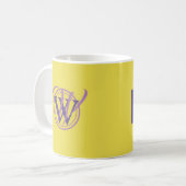 Lebt reichlich John 10:10 Yellow Custom Scripture Kaffeetasse (Vorderseite Links)