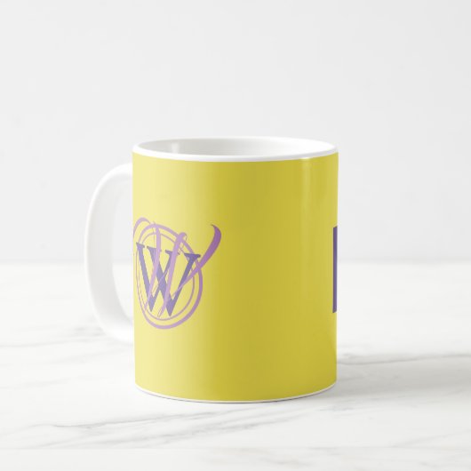 Lebt reichlich John 10:10 Yellow Custom Scripture Kaffeetasse (Vorderseite Links)