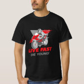 Lebt schnell, Die jung! F1 | Motorsport | Moto Gp T-Shirt (Vorderseite)