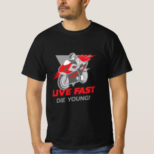 Lebt schnell, Die jung! F1   Motorsport   Moto Gp T-Shirt