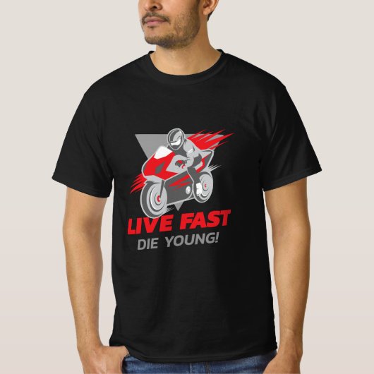 Lebt schnell, Die jung! F1 | Motorsport | Moto Gp T-Shirt (Vorderseite)