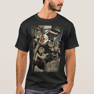 Lebt um zu fahren! Motorrad Motorrad Biker T-Shirt
