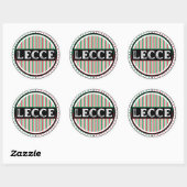 Lecce City Pride Emblem – Italian Identity Runder Aufkleber (Blatt)