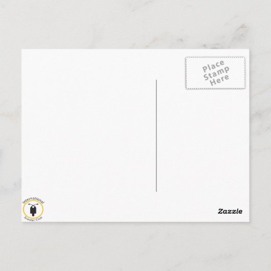 Lecce Scooter Postcard Postkarte (Rückseite)