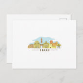 Lecce Skyline Postkarte (Vorne/Hinten)
