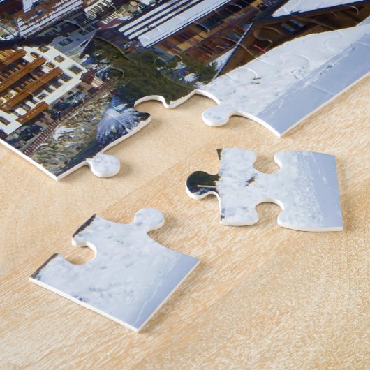 Lech am Arlberg in Österreich - Puzzle (Seite)