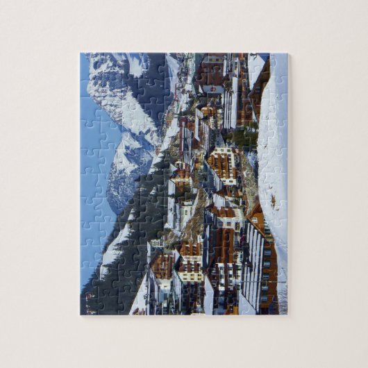 Lech am Arlberg in Österreich - Puzzle (Vertikal)