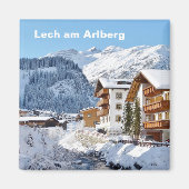 Lech am Arlberg in Österreich - Souvenir Magnet (Vorne)
