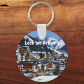 Lech am Arlberg in Österreich Souvenir Schlüsselanhänger (Vorderseite)
