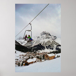 Lech am Arlberg Österreichische Alpen Österreich F Poster