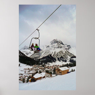 Lech am Arlberg Österreichische Alpen Österreich F Poster