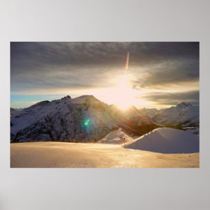 Lech am Arlberg Österreichische Alpen Österreich F Poster
