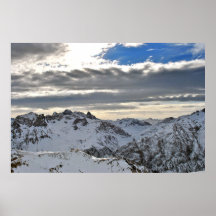 Lech am Arlberg Österreichisches Alpenposter