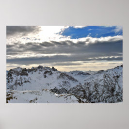 Lech am Arlberg Österreichisches Alpenposter Poster