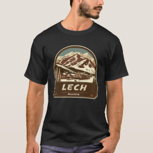 Lech Austria im Retro-Stil im Freien T-Shirt