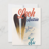 Lech Austria Ski Poster (Rückseite)