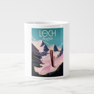 Lech Austria Ski Poster. Jumbo-Tasse