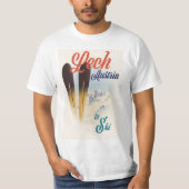 Lech Austria Ski Poster T-Shirt (Vorderseite)