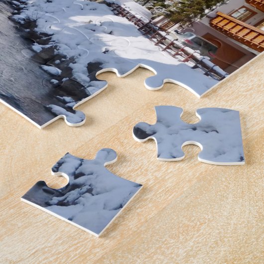 Lech in Austria Souvenir Puzzle (Seite)