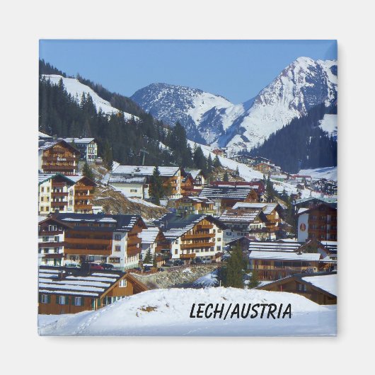 Lech in Österreich am Arlberg Souvenir Magnet (Vorne)