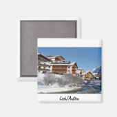 Lech in Österreich in Vorarlberg-Andenken Magnet (Vorderseite/Rückseite)