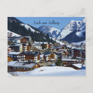 Lech in Österreich in Vorarlberg Postkarte