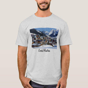 Lech in Österreich morgens Arlberg T-Shirt