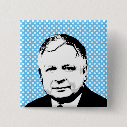 Lech Kaczynski Button (Vorderseite)