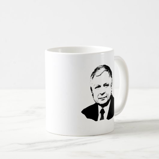 Lech Kaczynski Kaffeetasse (VorderseiteRechts)