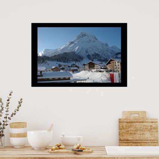 Lech, Österreich Poster (Küche)