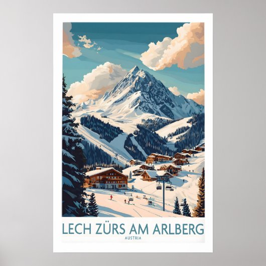 Lech Zürs am Arlberg Ski Poster 1 (Vorne)