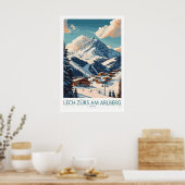 Lech Zürs am Arlberg Ski Poster 1 (Küche)