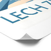 Lech Zürs am Arlberg Ski Wall Art Ski Poster 1 (Ecke)