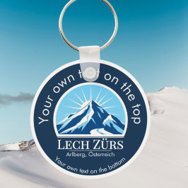 Lech Zürs Arlberg Austria ski Schlüsselanhänger