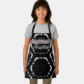 LeChef NAME B&W WeltraumKind Schürze (Insitu)