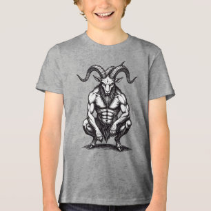 Lechies - Ein Wald-Dämon aus der Folklore Tri-Blend Shirt