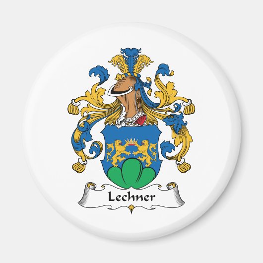 Lechner Familienwappen Magnet (Vorne)