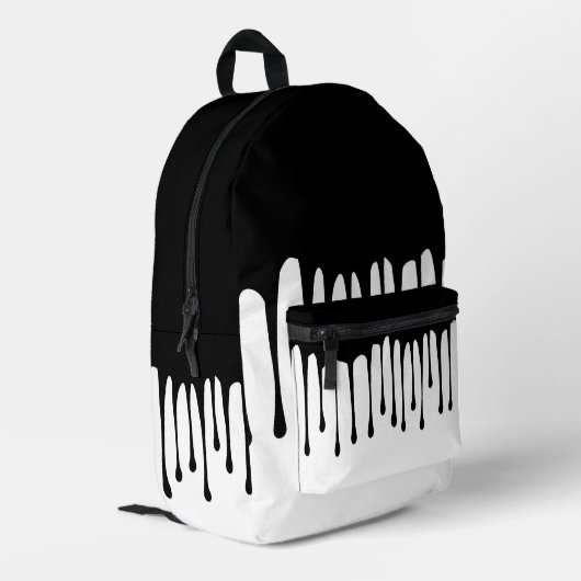 Leck der Tinte Bedruckter Rucksack (Rückseitige Ecke links)