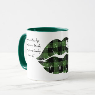Leck (Glück) des Iren Bearbeitbar Tasse