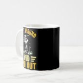 Leck mich am Arsch Lustiger Golf-Spruch Kaffeetasse (Vorderseite Links)